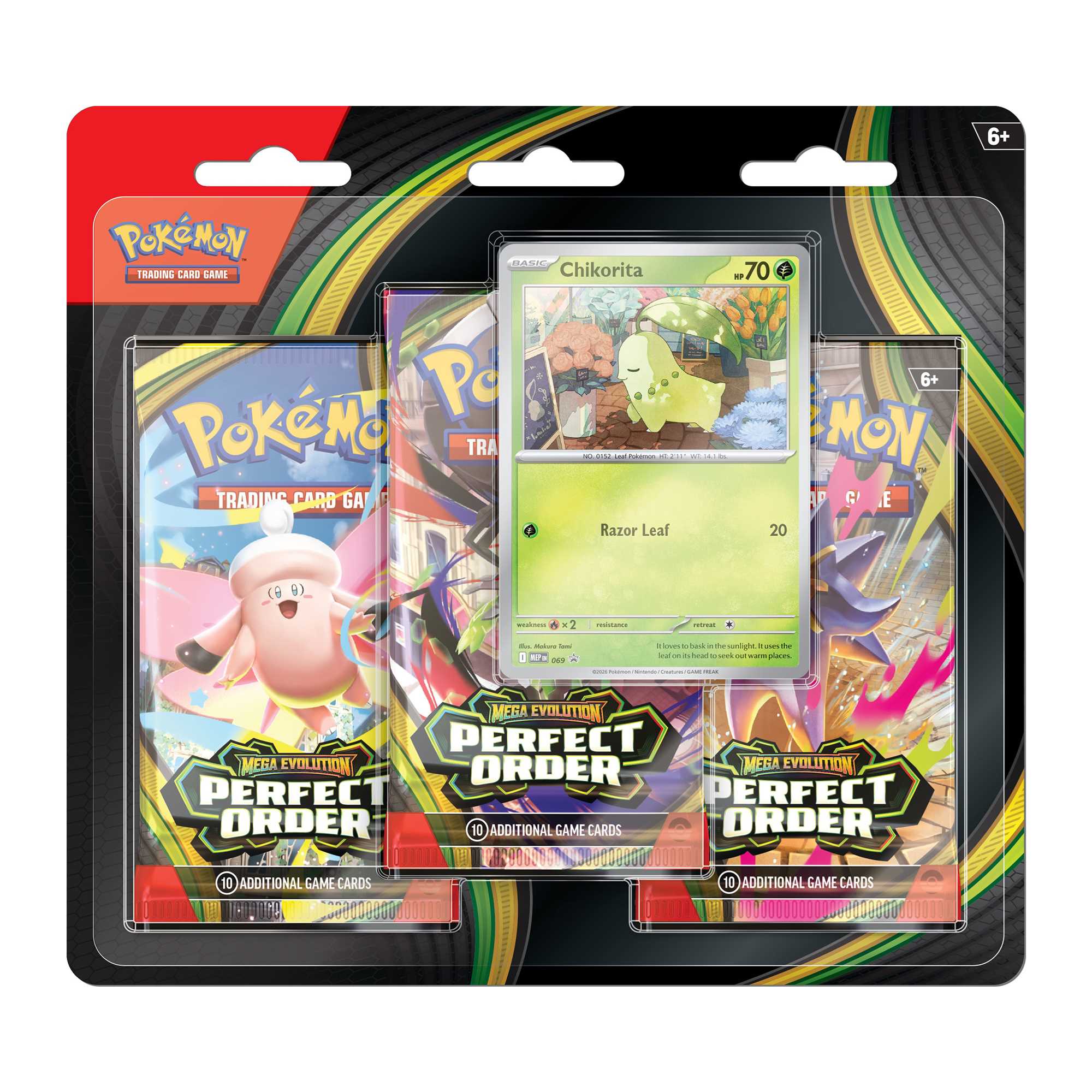 Pokémon Perfect Order 3 Pack Blister - Trading Card